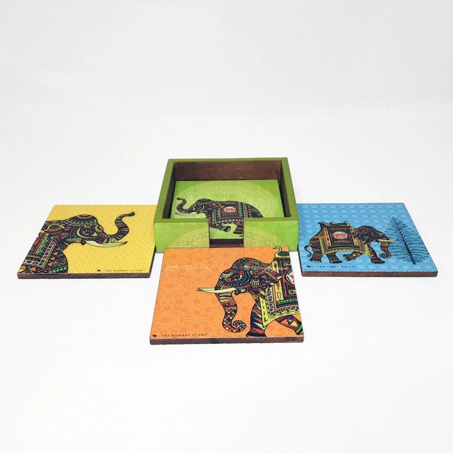 Others The Bombay Store | Tbs5760 Coaster Signature Set Of 4