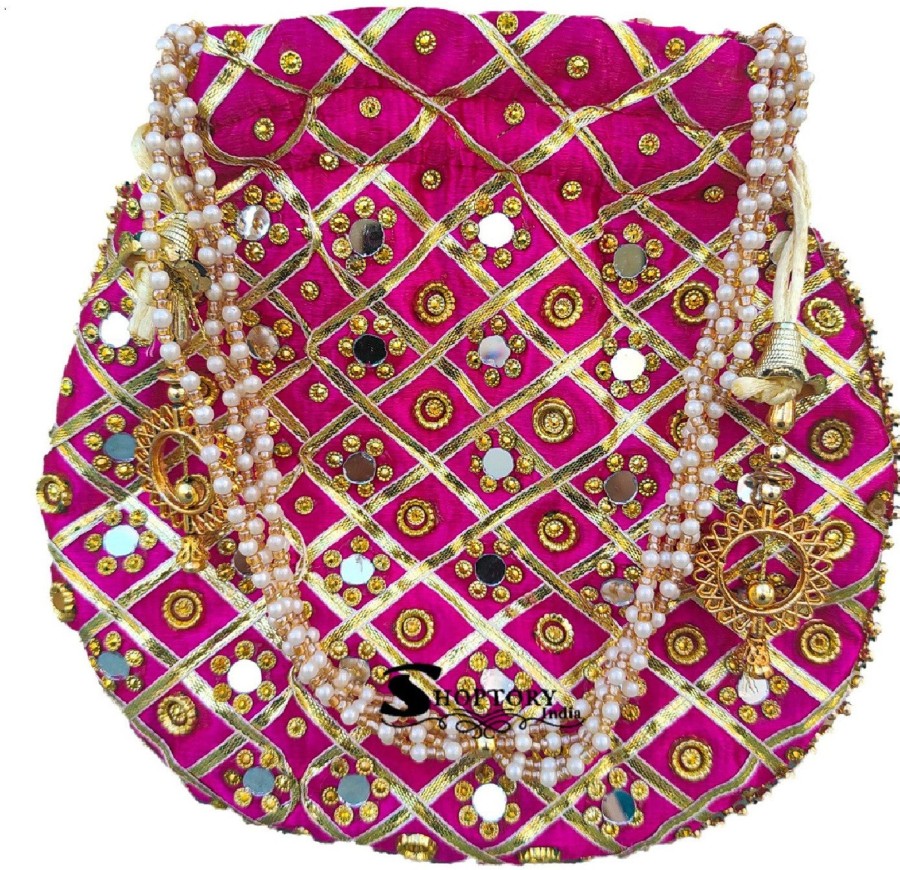 Others Ritzie | Women'S Potli Wristlet For Wedding Rakhi Gift - Ritzie