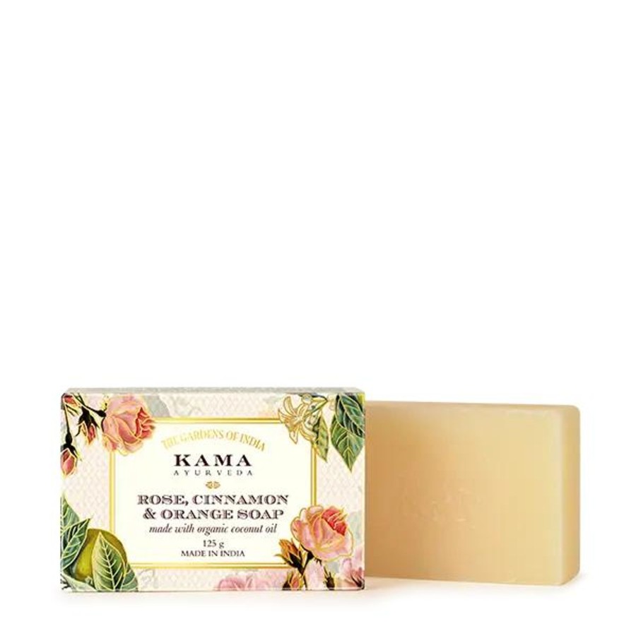 Others KAMA AYURVEDA | Rose, Cinnamon U0026 Orange Soap - Kama Ayurveda