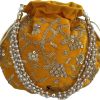 Others Ritzie | Women'S Embroidered Velvet Potli Bags , Wedding Gift - Ritzie