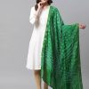 Women Juniper | Women'S Shantoon Bandhani Dupatta - Juniper Green