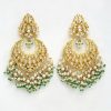 Jewellery Ruby Raang | Women'S Kundan Stone Earrings - Ruby Raang