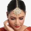 Jewellery Ruby Raang | Women'S Kundan Maang Tikka - Ruby Raang