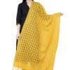 Women AR Silks | A R Silk Golden Color Fancy Silk Dupattas And Chunnis Yelllow