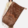 Women VAABA | Women'S Multicolored Polyster Velvet Digital Printed Dupatta - Vaaba