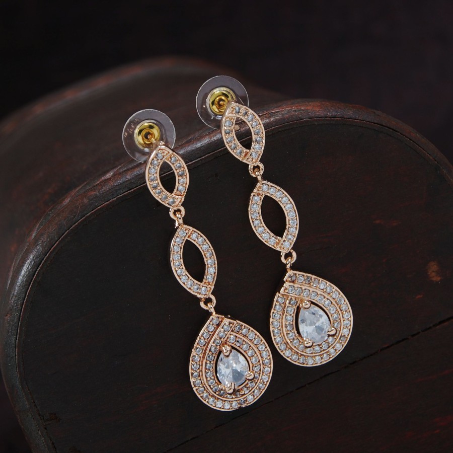 Jewellery I Jewels | Women'S Crystal Ad Stone Dangle U0026 Drop Earrings For Women - I Jewels