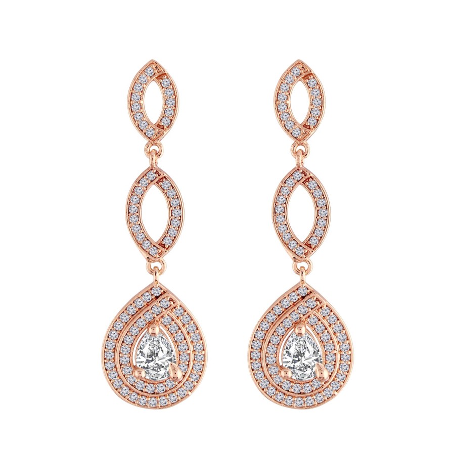 Jewellery I Jewels | Women'S Crystal Ad Stone Dangle U0026 Drop Earrings For Women - I Jewels