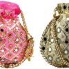 Others Ritzie | Women'S Potli Wristlet For Wedding Rakhi Gift - Ritzie