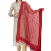 Women Moeza | Women'S Orgenza Nug Embroidery Dupatta U0026 Chunni Mfd0003 - Moeza Red