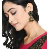 Jewellery Kamal Johar | Trendia Kundan Work Jhumka With Bkack Pearls Earrings Jker_126