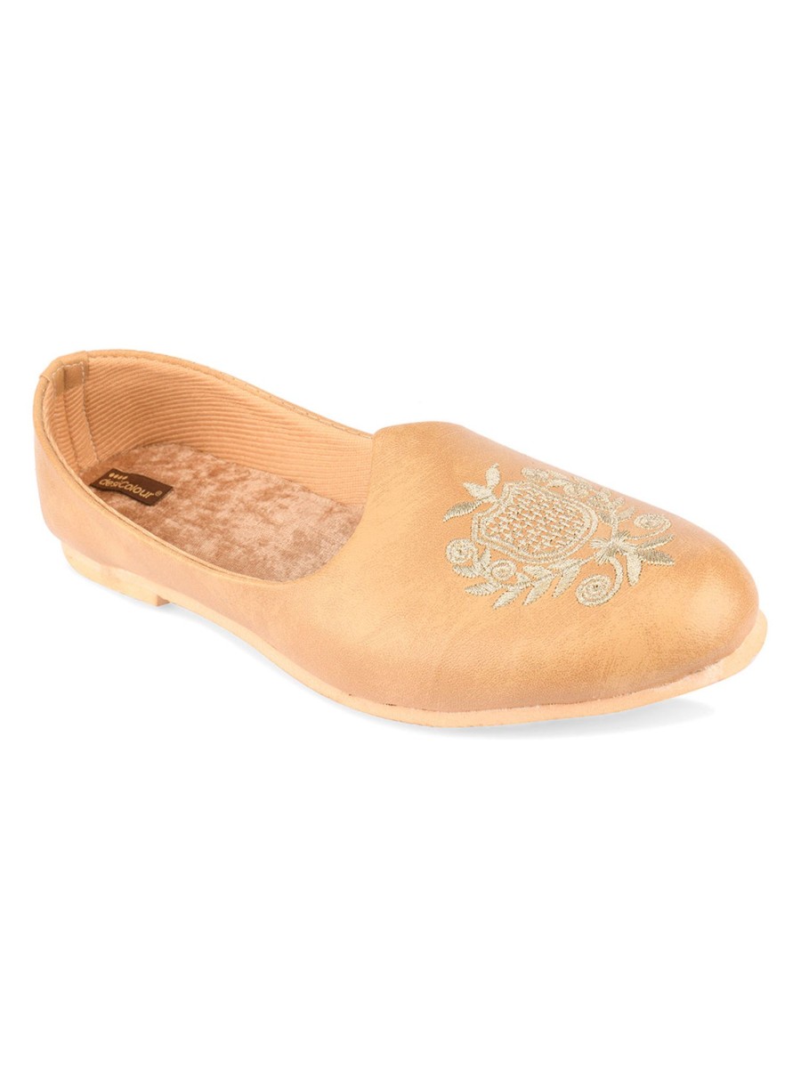 Others Desi Colour | Men'S Indian Ethnic Party Wear Footwear - Desi Colour Beige