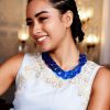 Jewellery Odette1 | Women'S Transparent Blue Shaded Chunky Chain - Odette