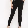 Women Wahe-NOOR | Women'S Black Regular Fit Jeggings - Wahe-Noor