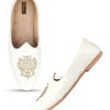 Others Desi Colour | Men'S Indian Ethnic Party Wear Footwear - Desi Colour White