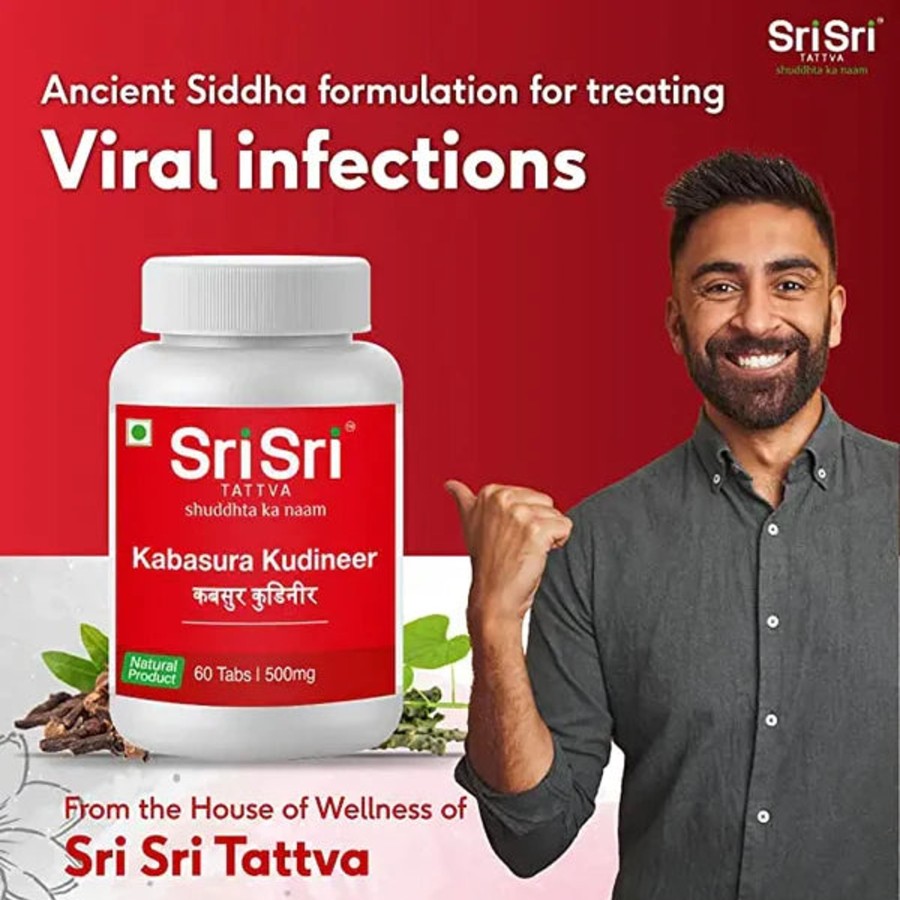 Others Sri Sri Tattva | Kabasura Kudineer, 60 Tabs/ 500Mg - Sri Sri Tattva