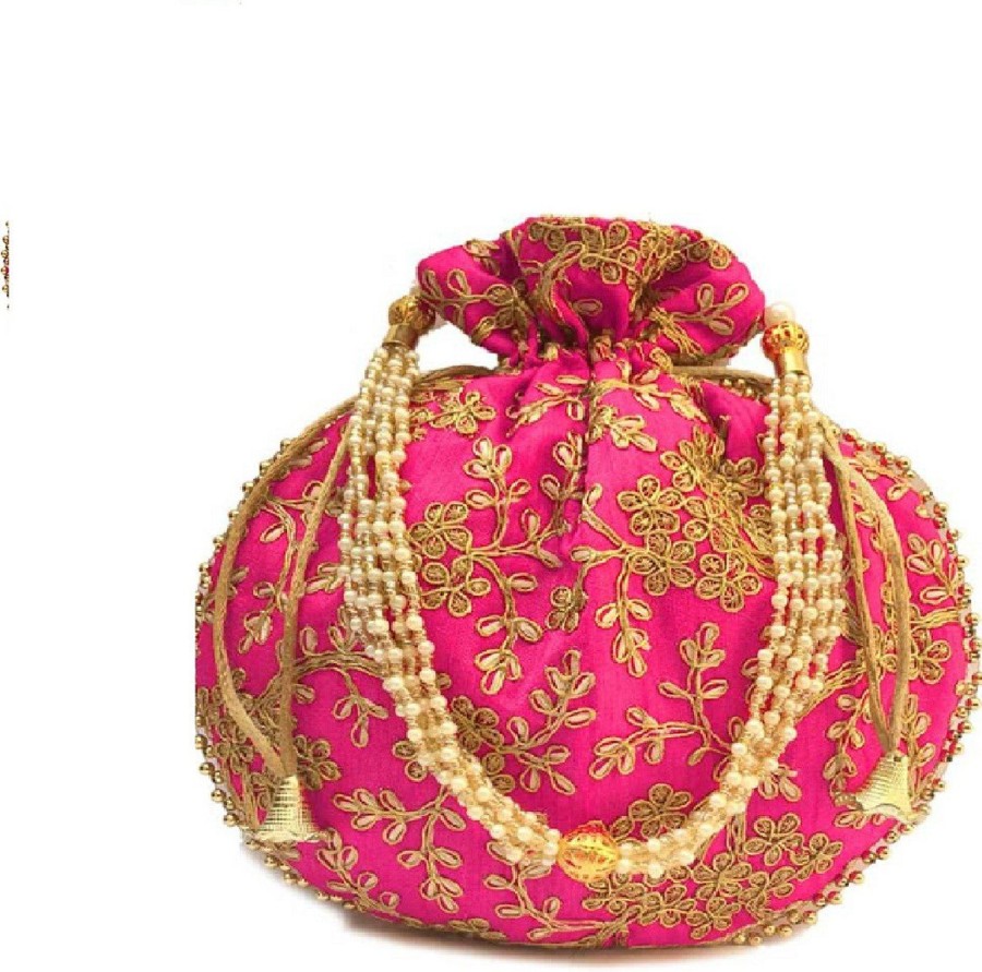 Others Ritzie | Women'S Potli Wristlet For Wedding Rakhi Gift - Ritzie