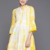 Women Indo Era | Women'S Dyed A-Line Smart Casual Dress - Indo Era Yellow