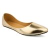 Others Desi Colour | Women'S Golden Indian Handcrafted Ethnic Comfort Footwear - Desi Colour