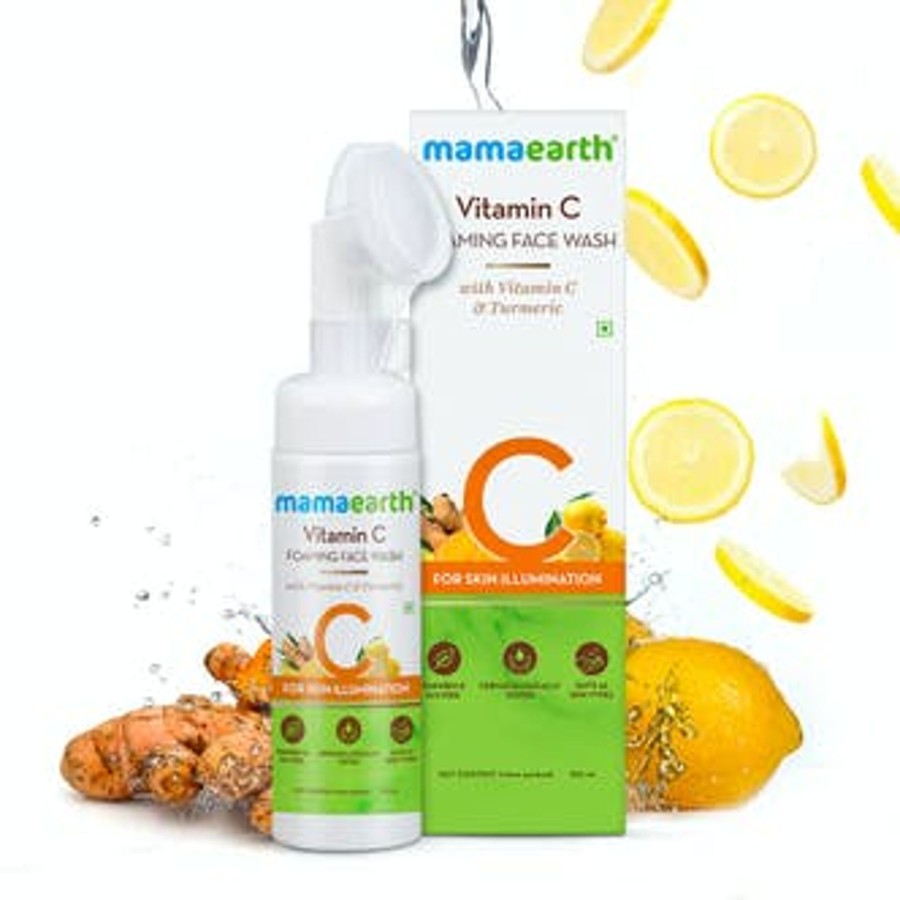 Others Mama Earth | Vitamin C Foaming Face Wash With Vitamin C And Turmeric For Skin Illumination – 150Ml - Mama Earth