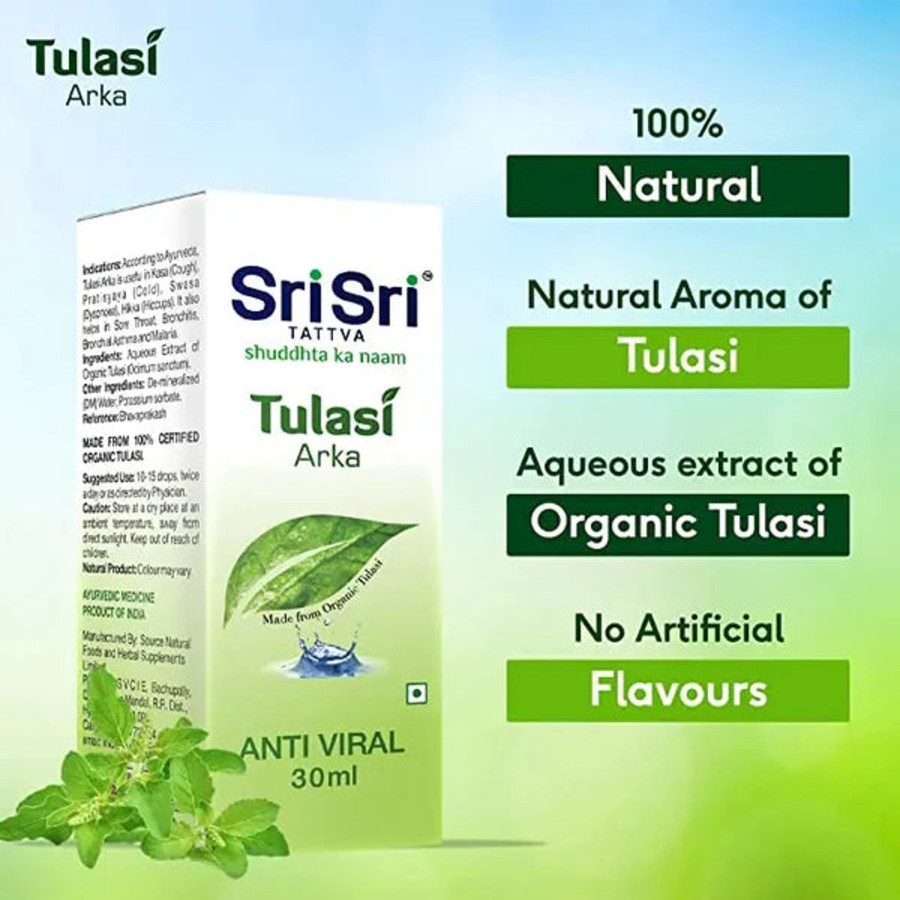 Others Sri Sri Tattva | Tulasi Arka - Anti Viral , 30Ml - Sri Sri Tattva