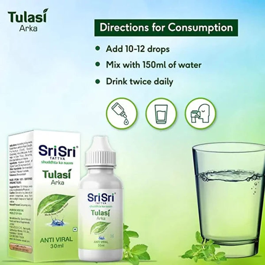 Others Sri Sri Tattva | Tulasi Arka - Anti Viral , 30Ml - Sri Sri Tattva