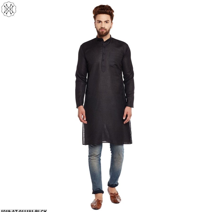 Men Sojanya | Men'S Cotton Linen Kurta - Sojanya