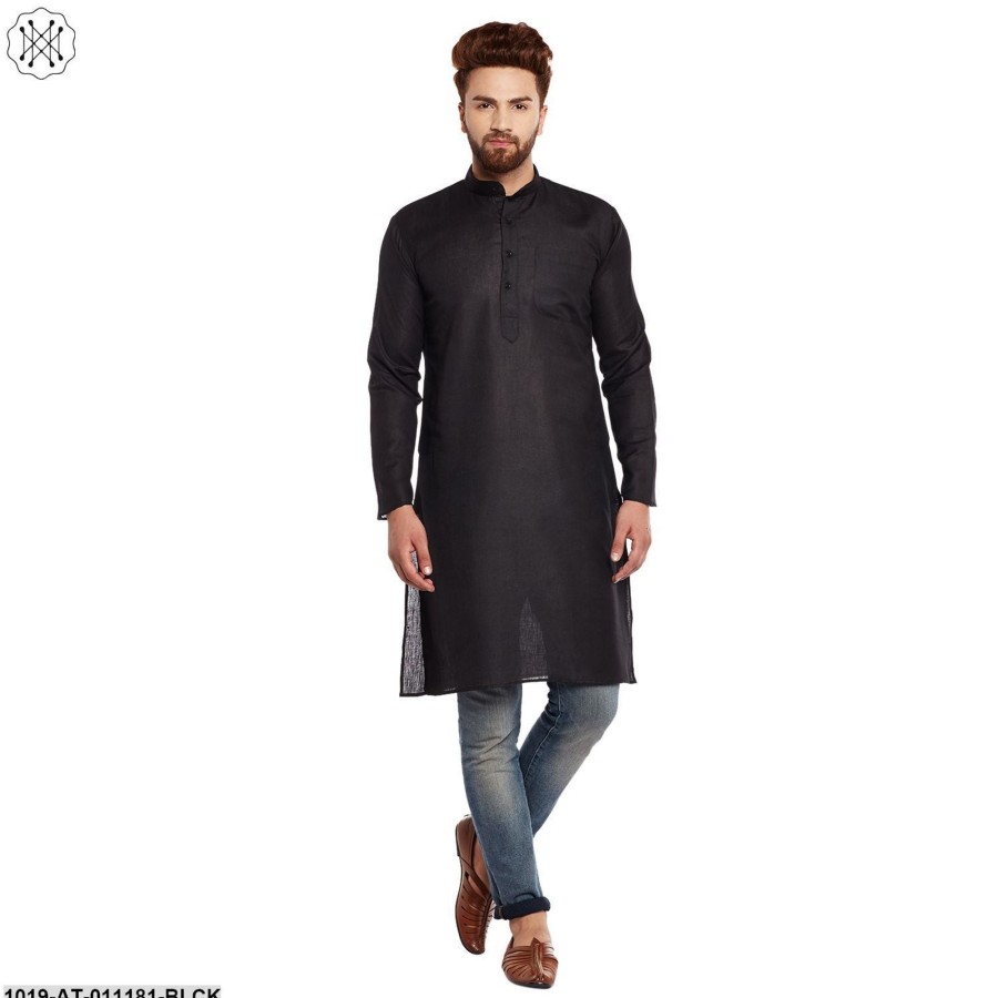 Men Sojanya | Men'S Cotton Linen Kurta - Sojanya