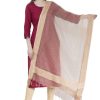 Women AR Silks | A R Silk Women'S Stone Work Orgenza Cotton Dupattas And Chunnis Golden