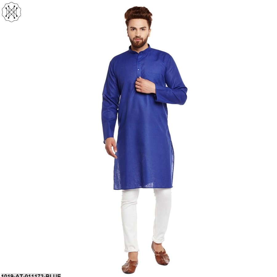 Men Sojanya | Men'S Cotton Linen Kurta - Sojanya