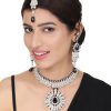 Jewellery Anikas Creation | Brass Black Jewelry Set - Bold And Beautiful Ensemble - Anikas Creation Multicolor