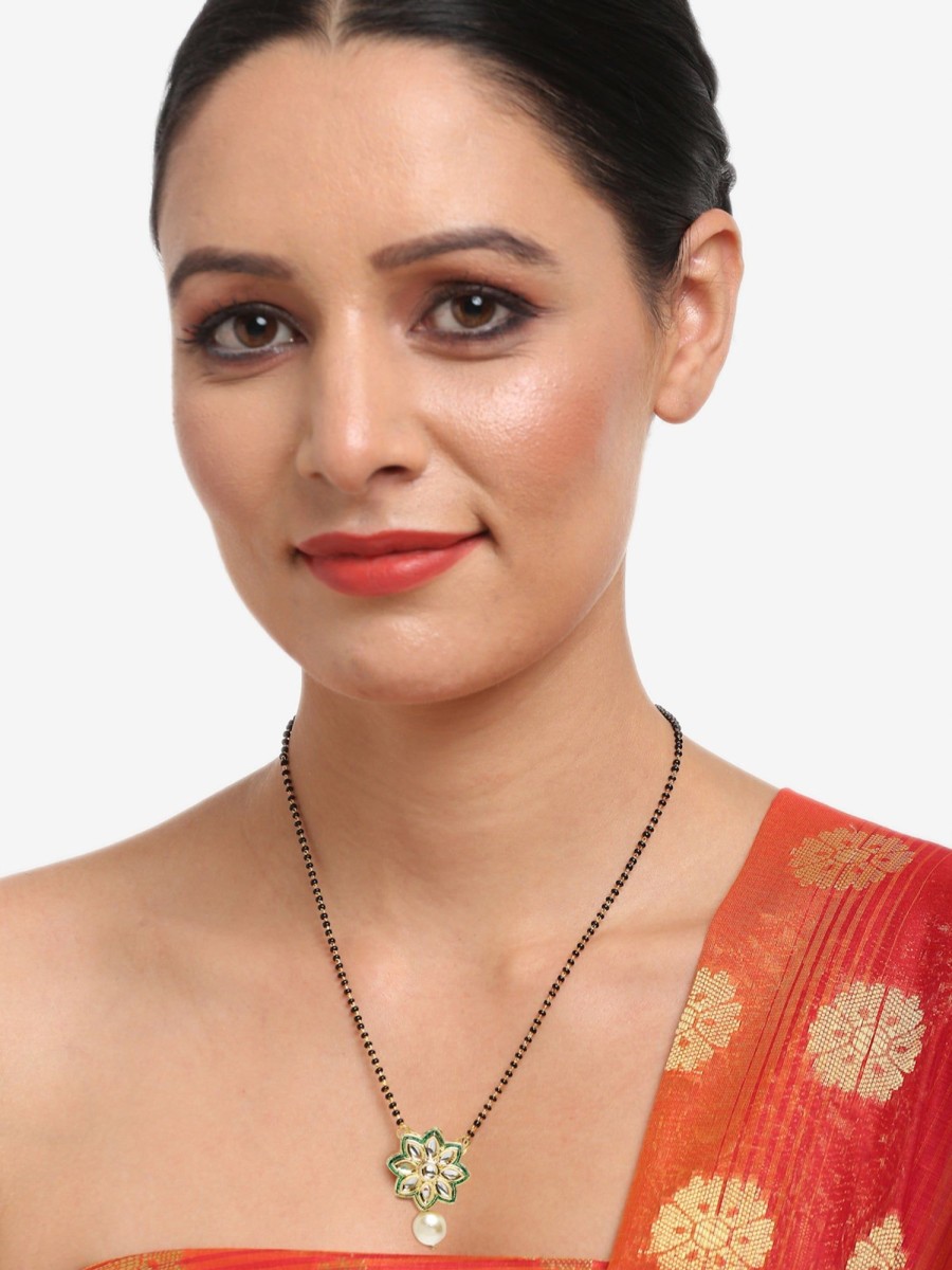 Jewellery Ruby Raang | Women'S Kundan Mangalsutra - Ruby Raang