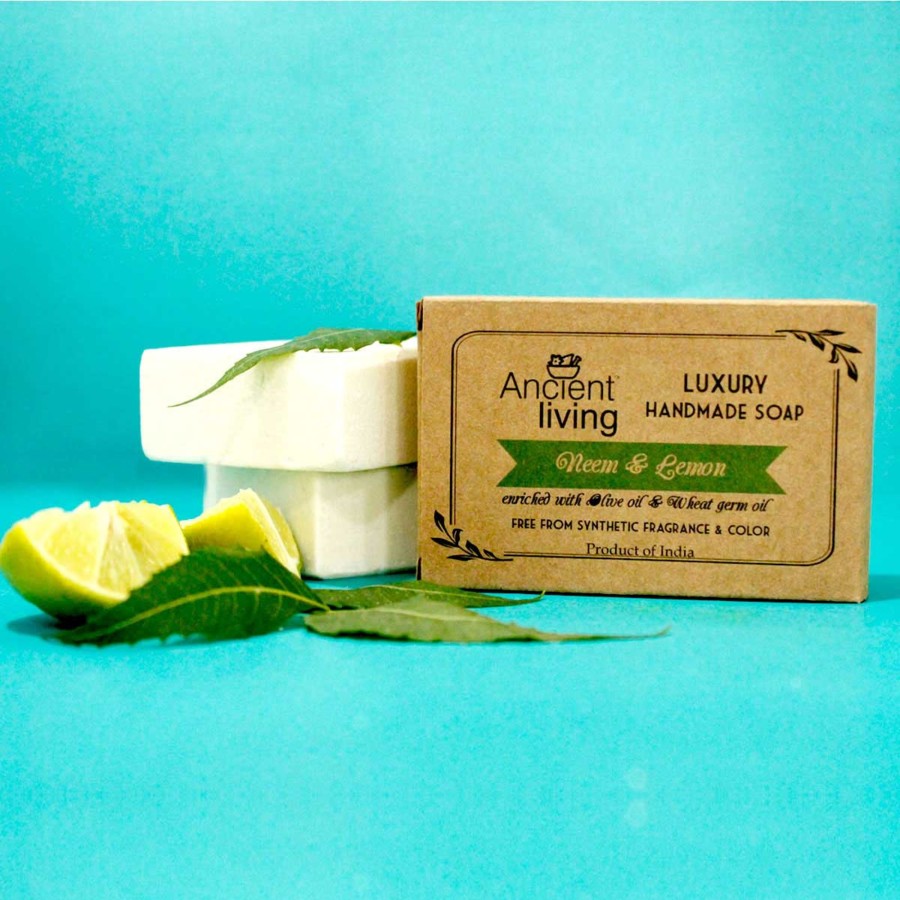 Others Ancient Living's | Neem U0026 Lemon Luxury Handmade Soap - Ancient Living