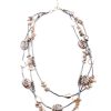 Jewellery Odette1 | Women'S Grey Layered Statement Necklace - Odette