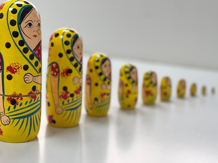 Others Kondapalli Toys | Nesting Dolls Handcrafted Kondapalli Toys