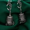 Jewellery Morkanth | Women'S Silver-Toned Contemporary Jhumkas Earrings - Morkanth