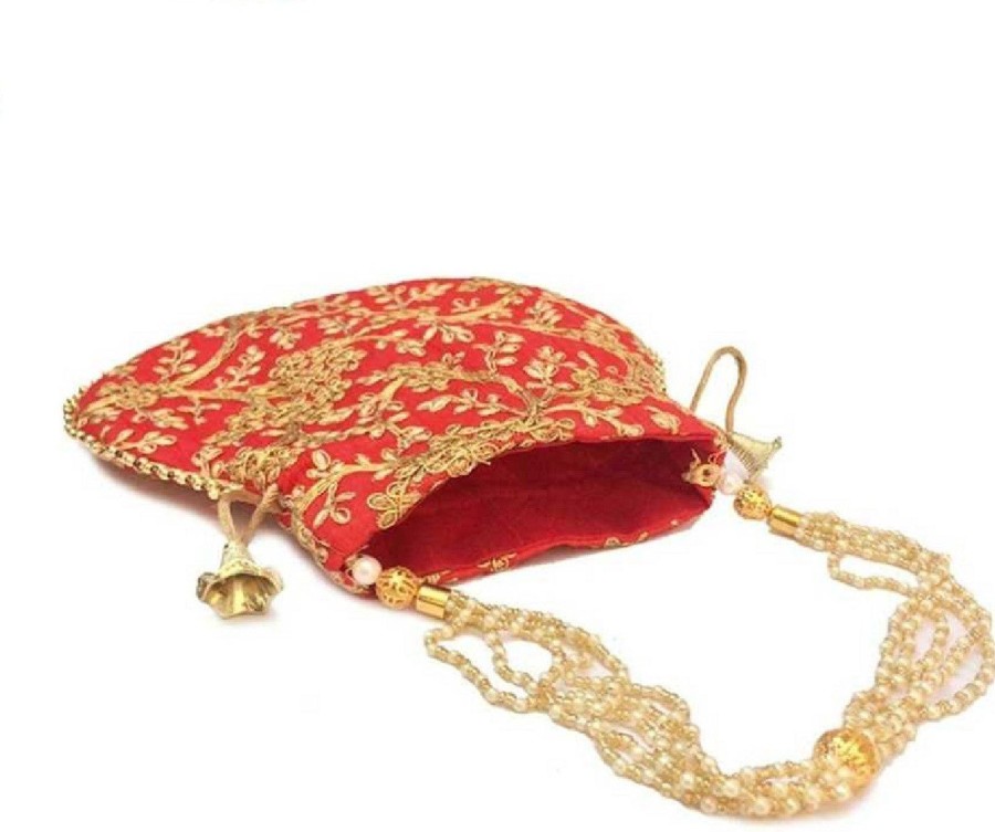 Others Ritzie | Women'S Potli Wristlet For Wedding Rakhi Gift - Ritzie