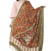 Women AR Silks | A R Silk Modal Kalamkari Print Fancy Dupatta Color Dupatta Or Chunni Multi Print