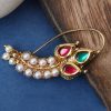 Jewellery Anikas Creation | Stylish Nose Pin Marathi Style By Anikas Creation