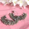 Jewellery Kamal Johar | Trendia Peacock Design Chandbali Earrings Jker_138 Silver Color