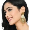 Jewellery Kamal Johar | Trendia High Quality Earrings With Kundan U0026 Pearls Work Jker_108