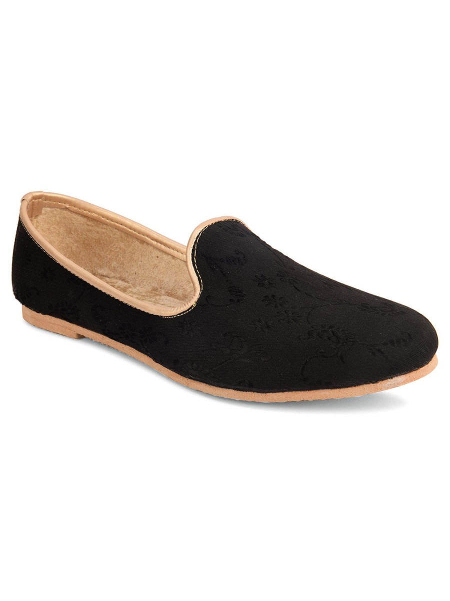 Others Desi Colour | Men'S Indian Ethnic Party Wear Footwear - Desi Colour Black