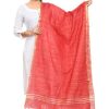 Women Moeza | Women'S Cotton Zari Box Dupatta - Moeza Red