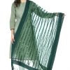 Women Moeza | Women'S Orgenza Cotton Mirror Stripe Dupatta Mfd0042 - Moeza Bottle Green