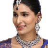 Jewellery Anikas Creation | Brass Blue Jewelry Set - Elegance In Captivating Azure - Anikas Creation Multicolor