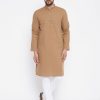 Men Even Apparels | Men'S Pure Cotton Kurta - Even Apparels Beige