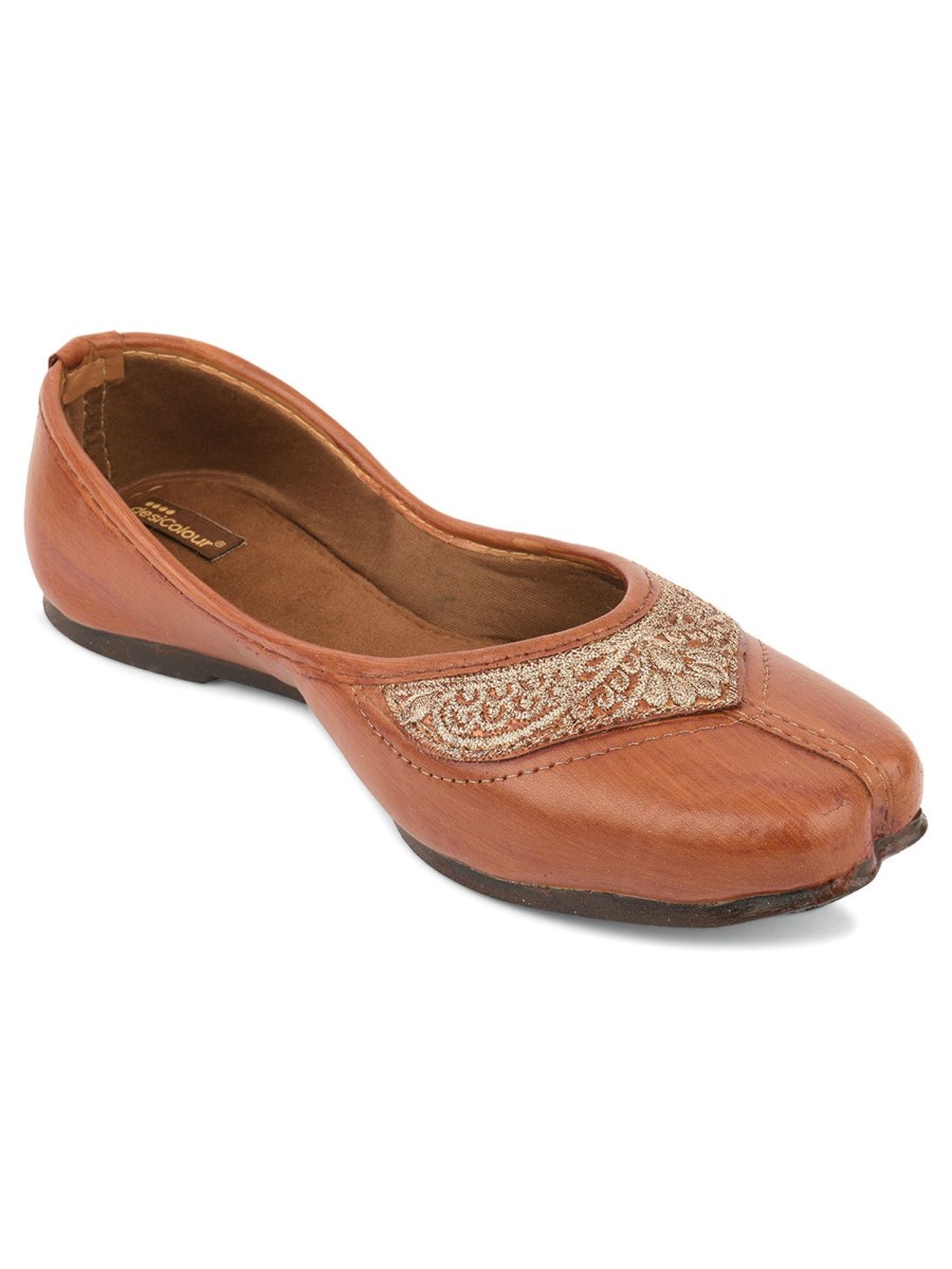 Others Desi Colour | Women'S Casuals Indian Ethnic Comfort Footwear - Desi Colour Brown