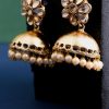 Jewellery Priyaasi | Women'S Designer Floral Gold Plated Stud Jhumki Earrings For Women And Girls - Priyaasi