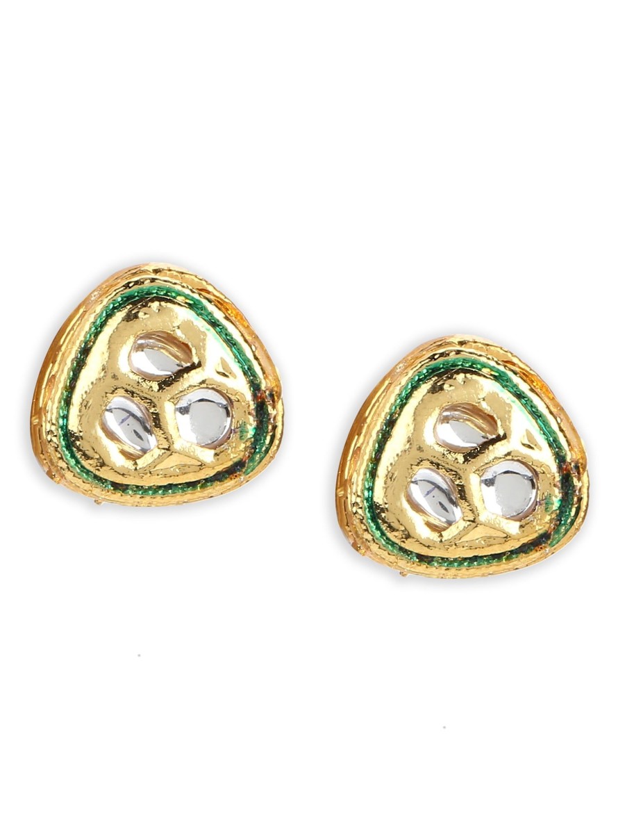 Jewellery Ruby Raang | Women'S Kundan Earring - Ruby Raang