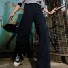 Women SASSAFRAS | Women'S Tencel Cargo Pants - Sassafras Black