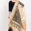 Women Moeza | Women'S Organza Gotta Patti Bridal Dupatta En Dupatta - Moeza Gold